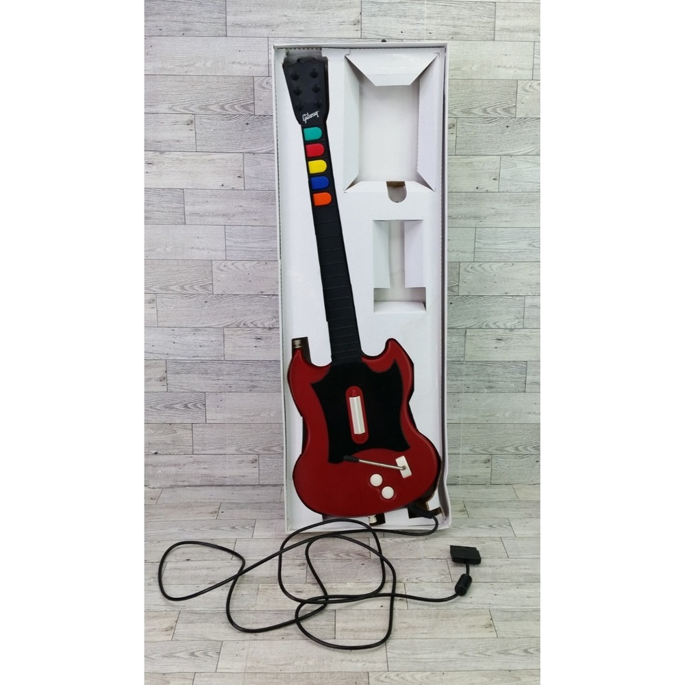 Guitar Hero III Playstation 2 Legends Of Rock Red With Box PSLGH Redoctane